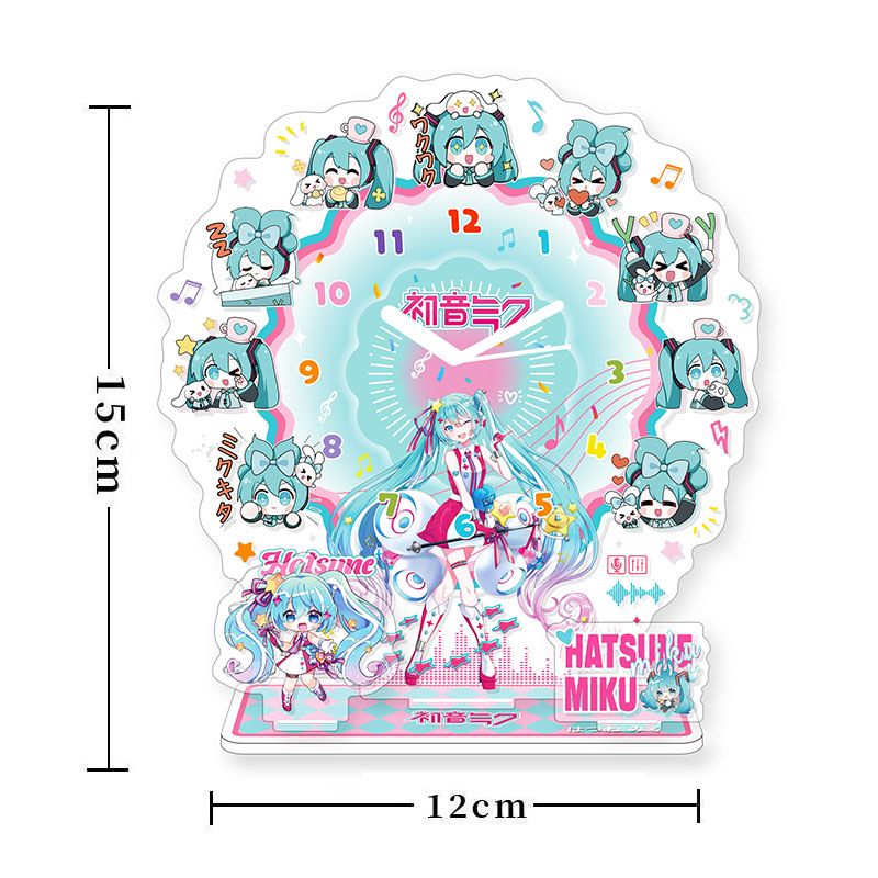 Acrylic Cosplay Prop - Reloj de Acrílico de Hatsune Miku,