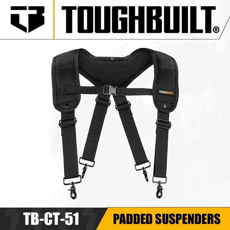 D Ring Strap - TOUGHBUILT TB-CT-51 Tirantes Acolchados Universales para