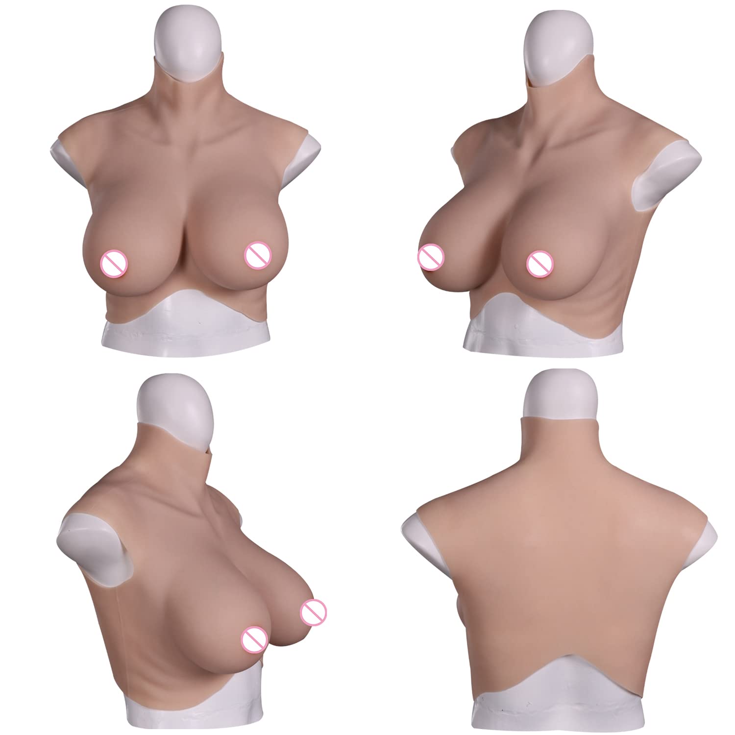 Cosplay Prop Filler - Pechos falsos para hombres, relleno de
