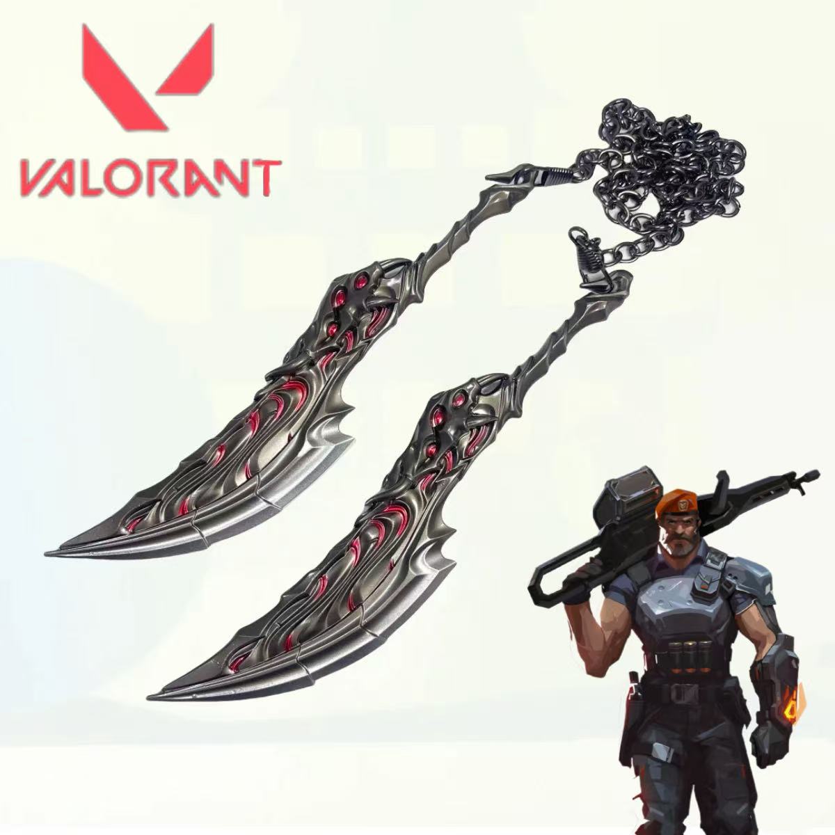 Espada Katana de Metal Valoran - Cosplay Flame Prop reseña y precio