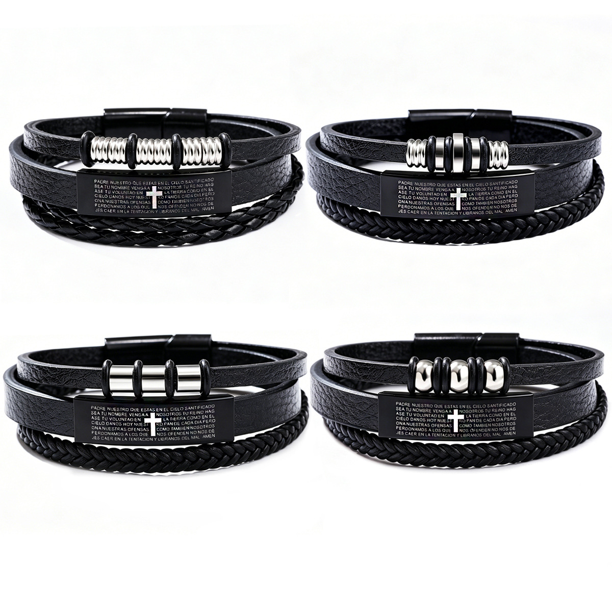 Pulsera de Cuero Trenzado de T - Magnetic Clasp Cosplay reseña y precio