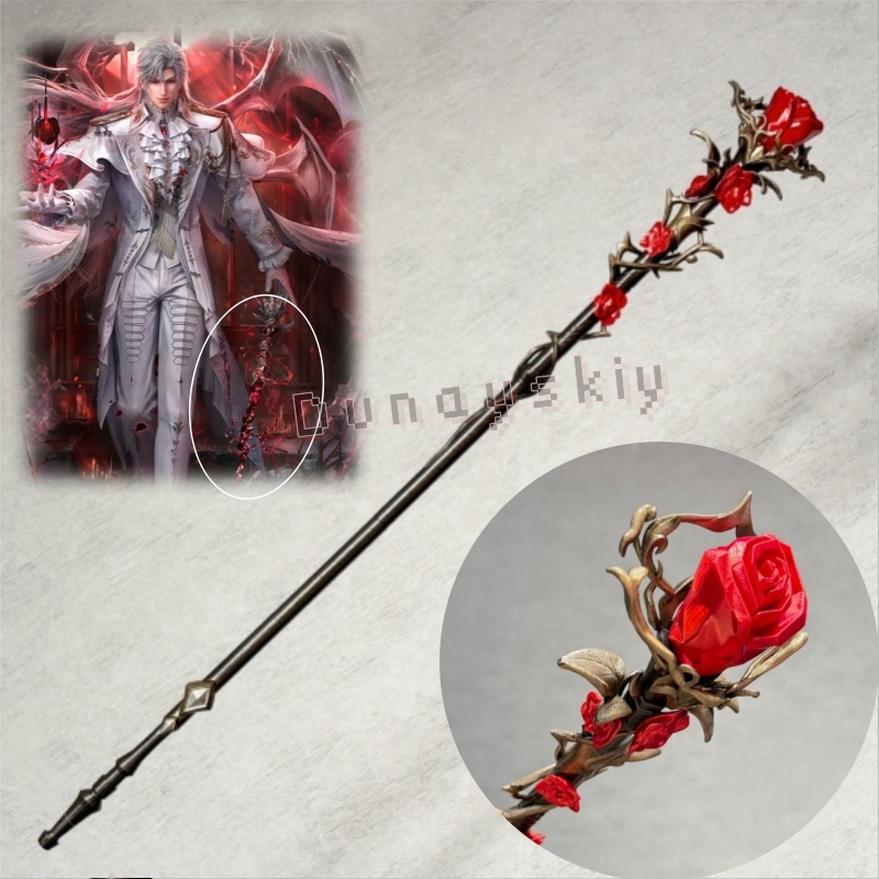 Sylus Staff Silver Wing Demon  - Cosplay Prop 3D Print reseña y precio