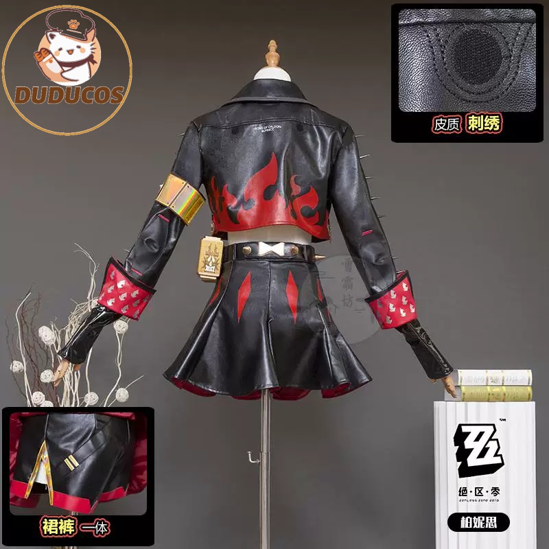 Peluca de Disfraz de Cosplay B - Burnice Cosplay Prop reseña y precio