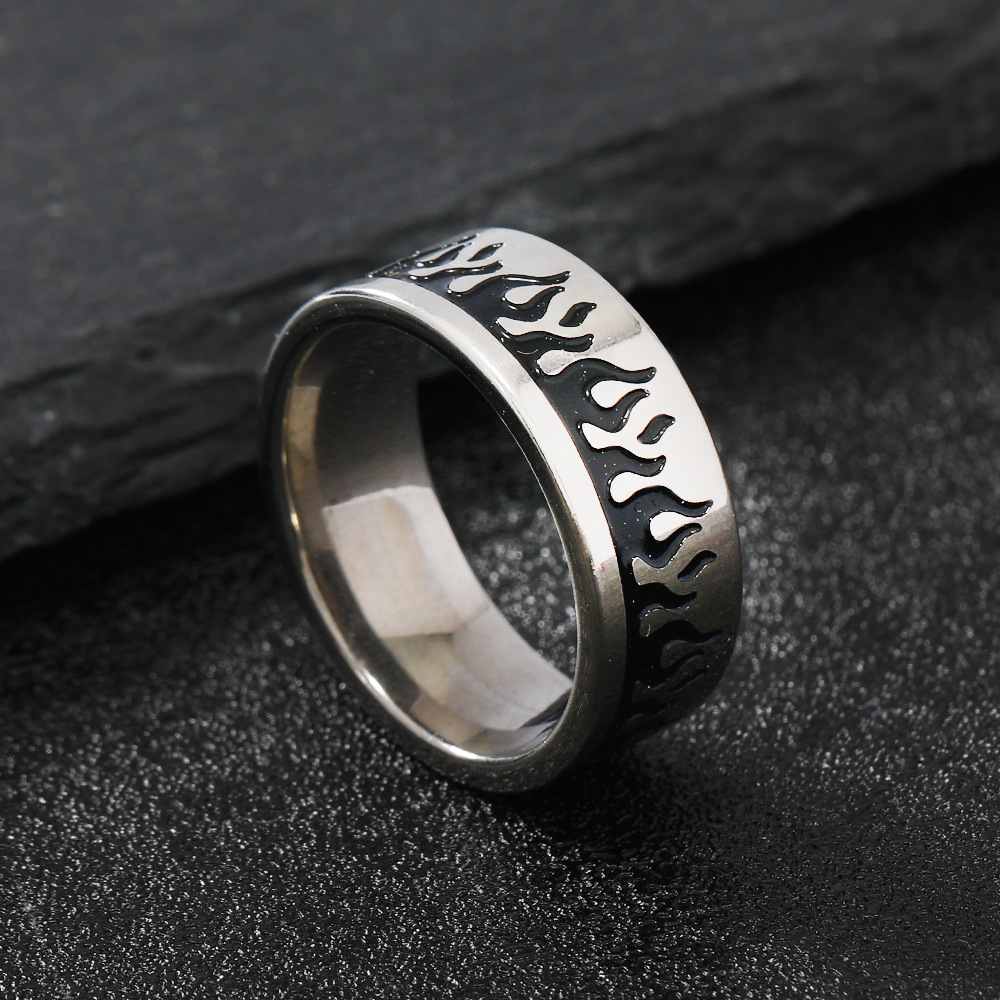 Anillo Retro de acero inoxidab - Cosplay Flame Prop reseña y precio